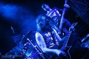 Silhouettes In Blue: Downfall of Gaia live at MusicBox, Lisbon